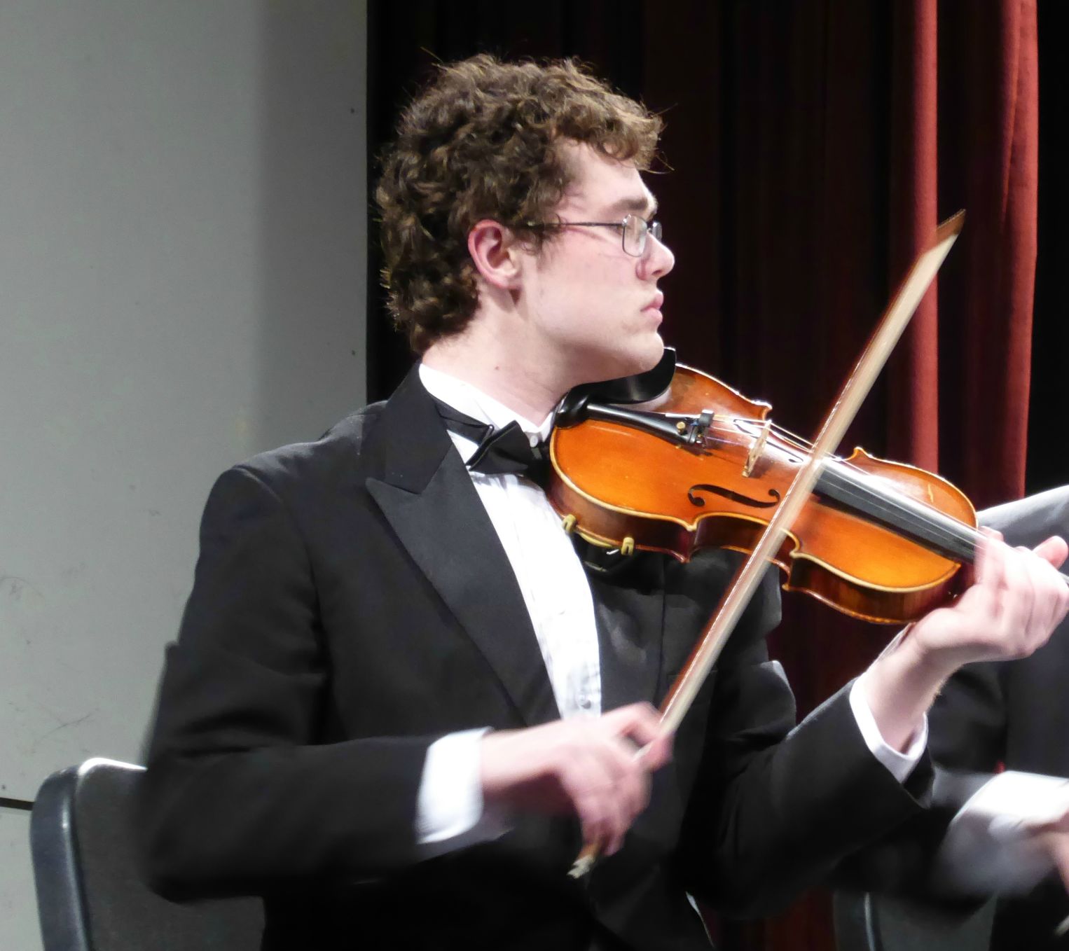 Photo #2--Jonathan Petrini's winning musical composition was written for string quartet..jpg